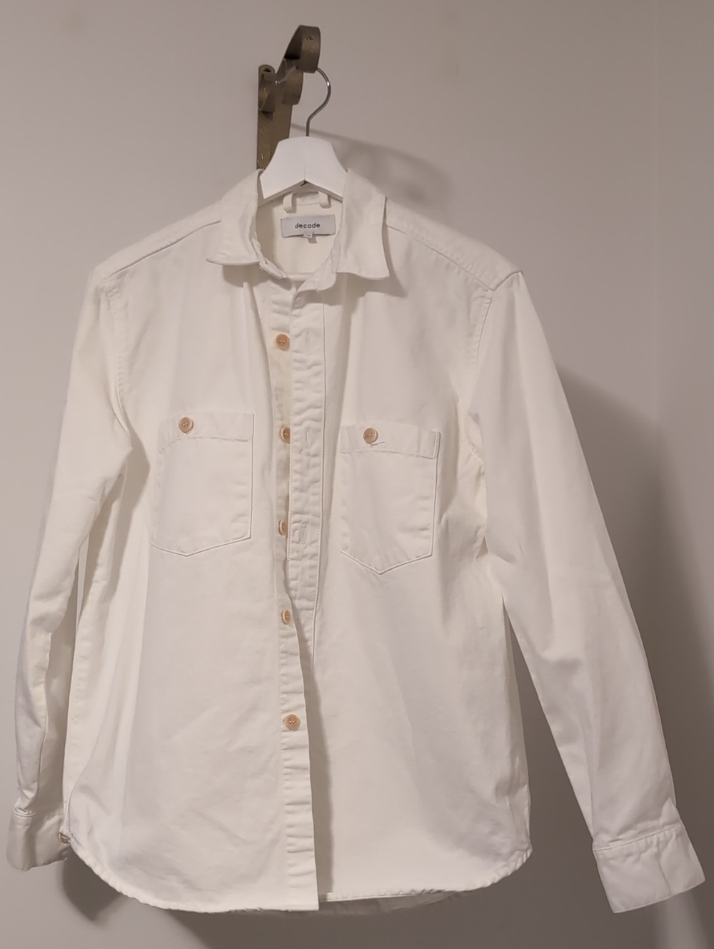 Decade Studio Button Shacket Unisex xs - Picture 3 of 4